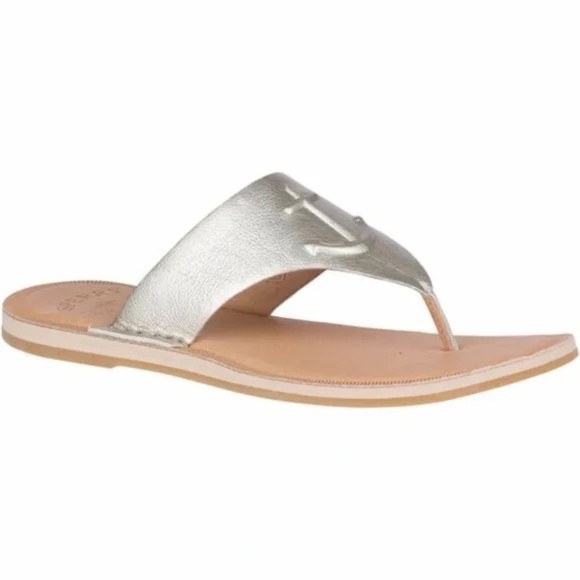Sperry Topsider Leather Seaport Thong Sandals - US 6.5 / UK 3.5 / EU 36 - Picture 2 of 7